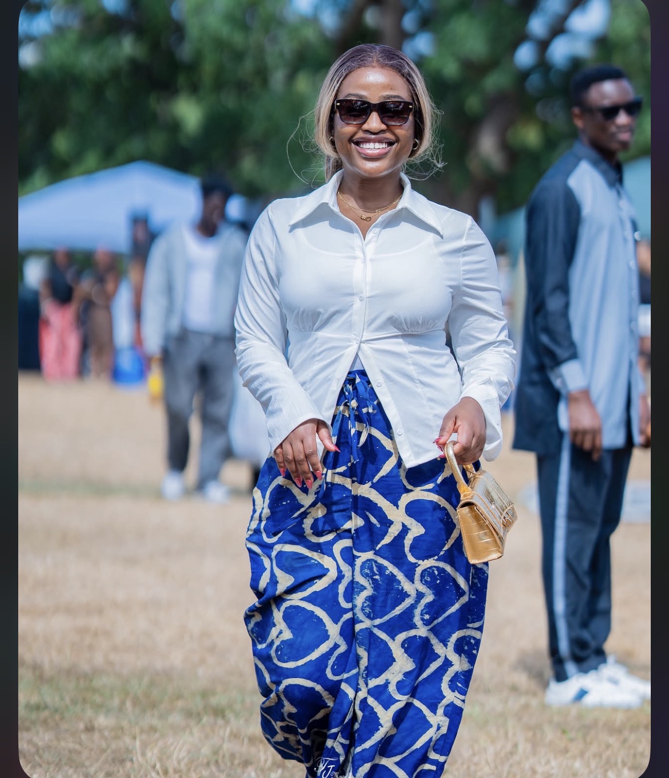 An attendee at the Afro-Naija & Caribbean Food Festival. Photograph: Joakraft Photography