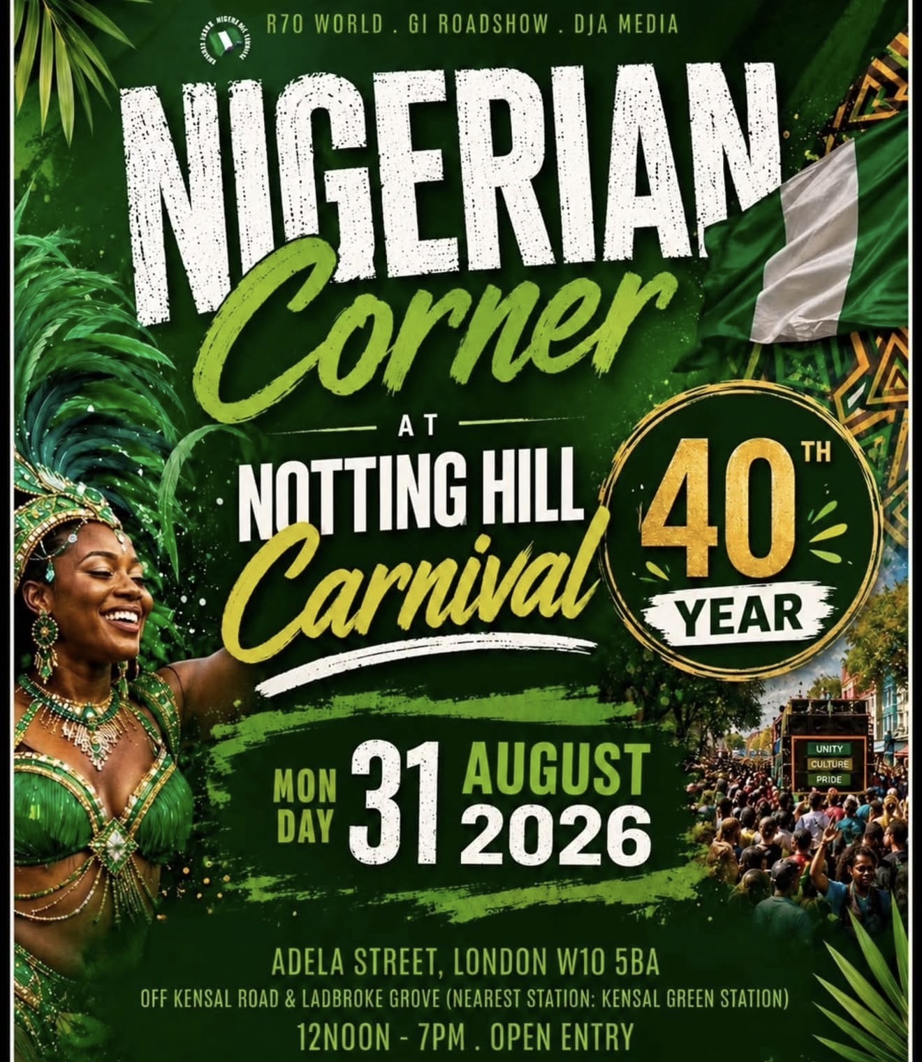 40 Years of Nigerian Corner: Four Decades of Naija at Notting Hill Carnival