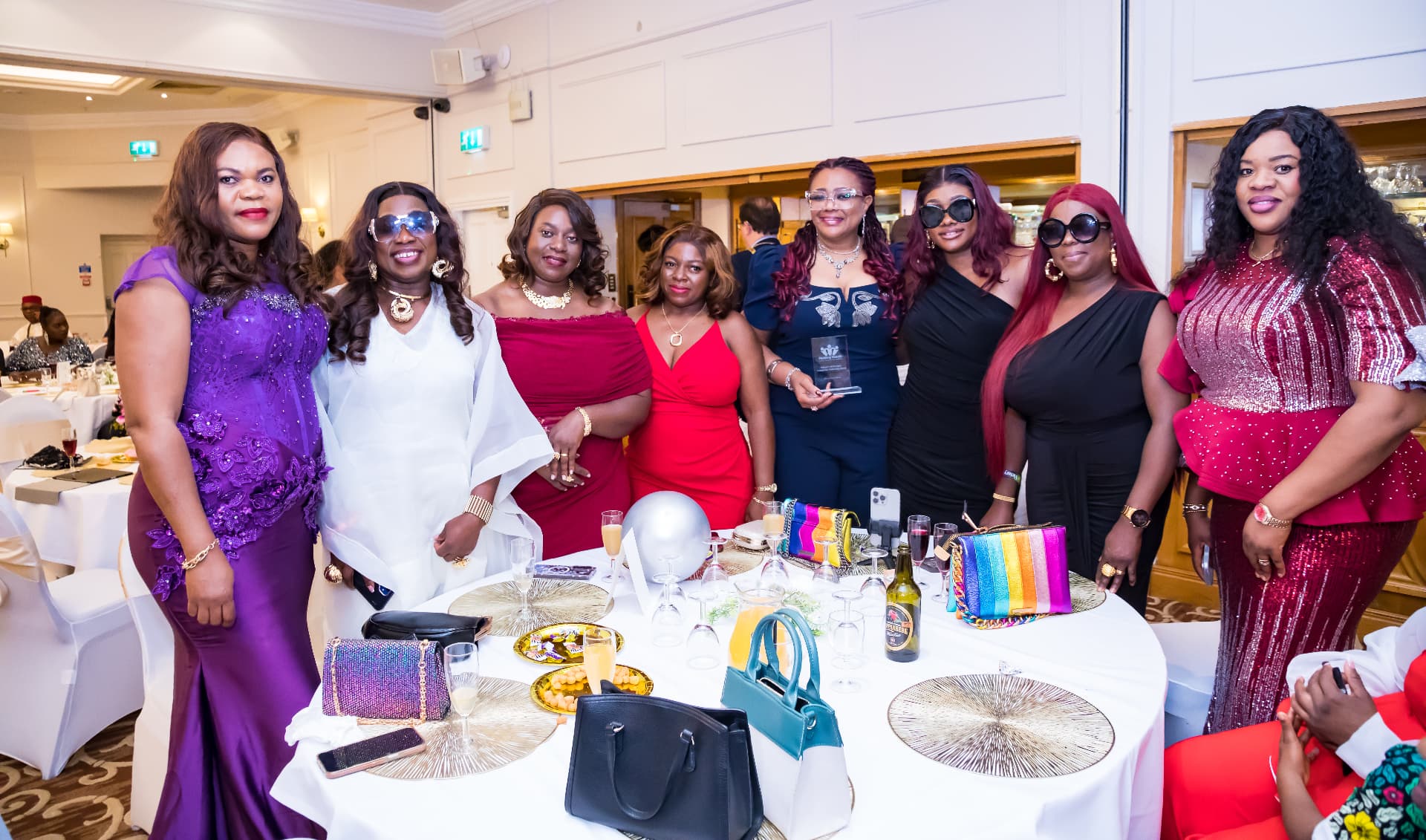 Guests celebrate together at the gala. Photograph: Supplied